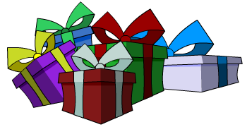 Free christmas presents in a fantasy mmo rpg game